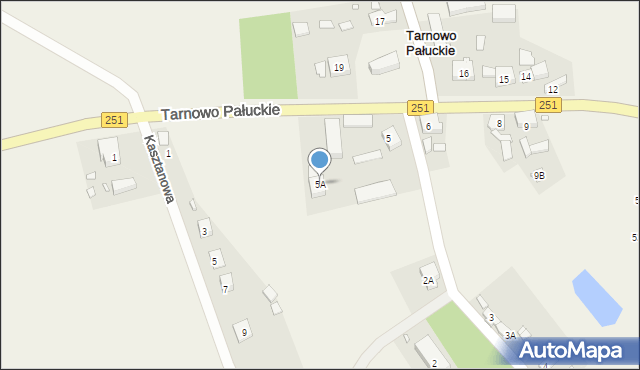 Tarnowo Pałuckie, Tarnowo Pałuckie, 5A, mapa Tarnowo Pałuckie