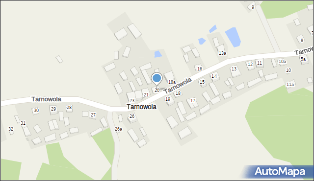 Tarnowola, Tarnowola, 20, mapa Tarnowola