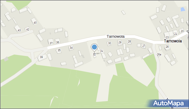 Tarnowola, Tarnowola, 32, mapa Tarnowola