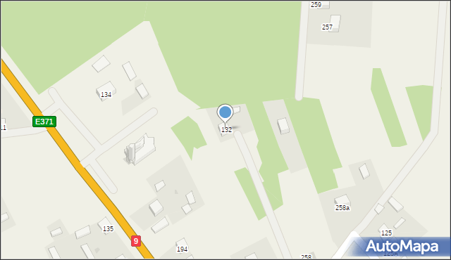 Tarnowska Wola, Tarnowska Wola, 132, mapa Tarnowska Wola