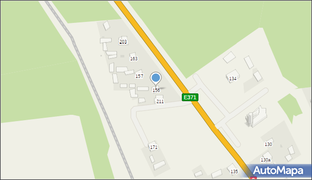 Tarnowska Wola, Tarnowska Wola, 156, mapa Tarnowska Wola