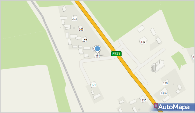 Tarnowska Wola, Tarnowska Wola, 211, mapa Tarnowska Wola