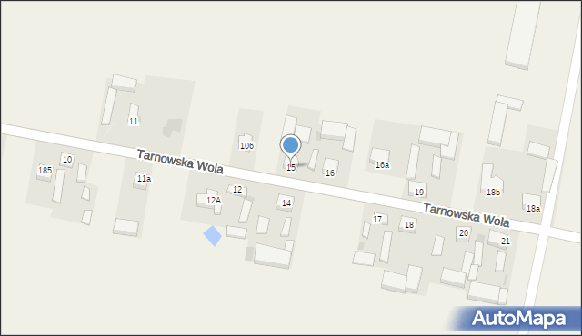 Tarnowska Wola, Tarnowska Wola, 15, mapa Tarnowska Wola