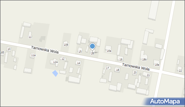 Tarnowska Wola, Tarnowska Wola, 16, mapa Tarnowska Wola