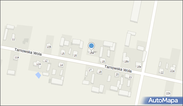 Tarnowska Wola, Tarnowska Wola, 16a, mapa Tarnowska Wola