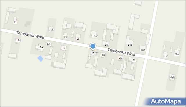 Tarnowska Wola, Tarnowska Wola, 17, mapa Tarnowska Wola