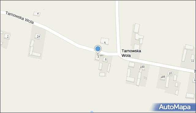 Tarnowska Wola, Tarnowska Wola, 3, mapa Tarnowska Wola