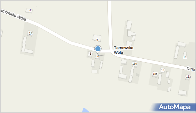 Tarnowska Wola, Tarnowska Wola, 6, mapa Tarnowska Wola