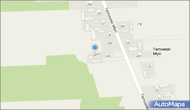 Tarnowski Młyn, Tarnowski Młyn, 24, mapa Tarnowski Młyn