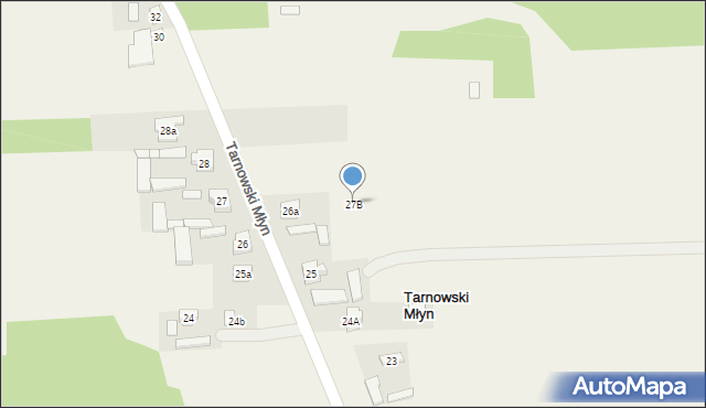 Tarnowski Młyn, Tarnowski Młyn, 27B, mapa Tarnowski Młyn