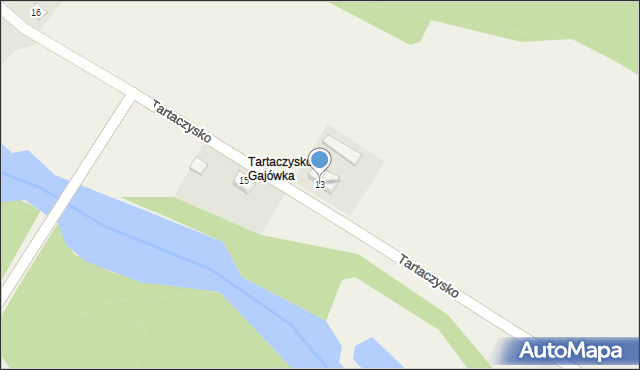 Tartaczysko, Tartaczysko, 13, mapa Tartaczysko