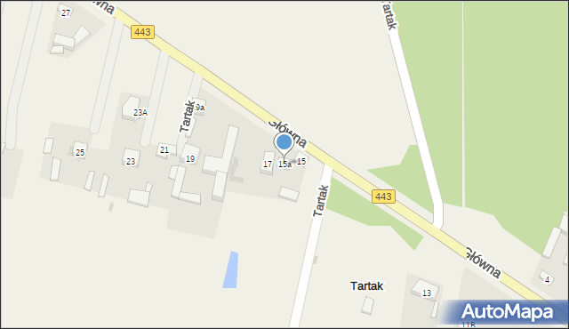 Tartak, Tartak, 15a, mapa Tartak