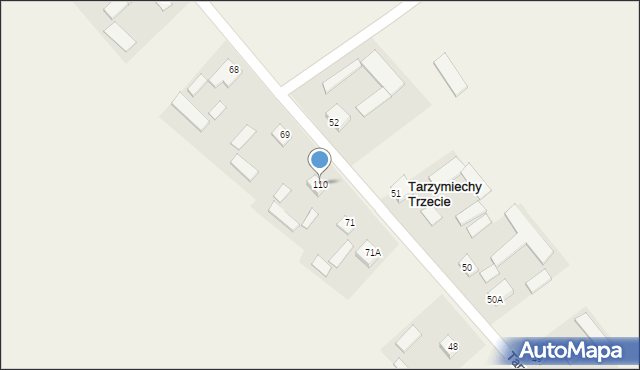 Tarzymiechy Drugie, Tarzymiechy Drugie, 110, mapa Tarzymiechy Drugie