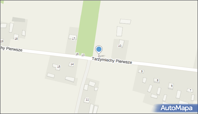 Tarzymiechy Pierwsze, Tarzymiechy Pierwsze, 12, mapa Tarzymiechy Pierwsze