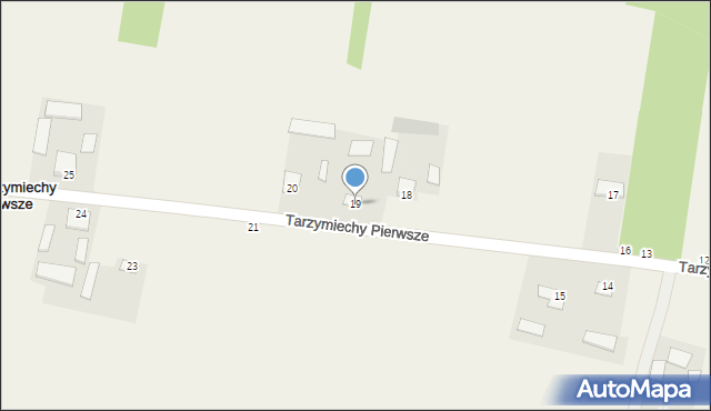 Tarzymiechy Pierwsze, Tarzymiechy Pierwsze, 19, mapa Tarzymiechy Pierwsze