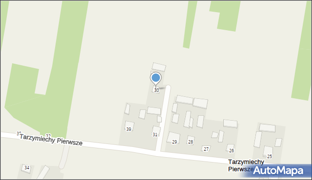 Tarzymiechy Pierwsze, Tarzymiechy Pierwsze, 30, mapa Tarzymiechy Pierwsze