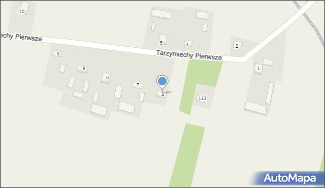 Tarzymiechy Pierwsze, Tarzymiechy Pierwsze, 4, mapa Tarzymiechy Pierwsze