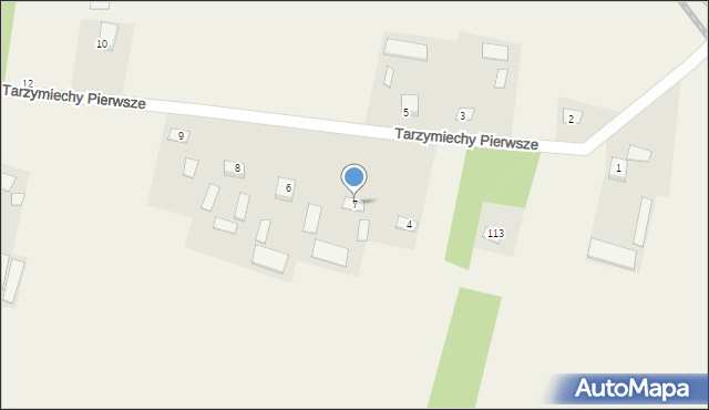 Tarzymiechy Pierwsze, Tarzymiechy Pierwsze, 7, mapa Tarzymiechy Pierwsze