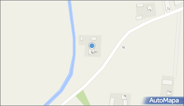 Tarzymiechy Pierwsze, Tarzymiechy Pierwsze, 74, mapa Tarzymiechy Pierwsze
