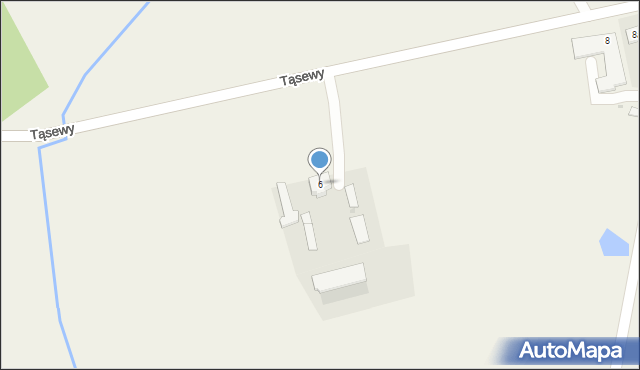 Tąsewy, Tąsewy, 6, mapa Tąsewy