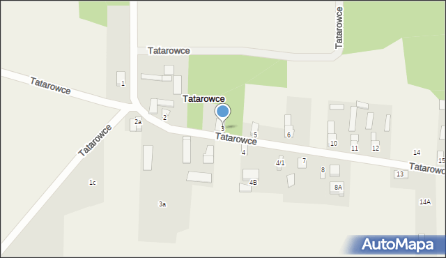 Tatarowce, Tatarowce, 3, mapa Tatarowce