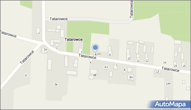 Tatarowce, Tatarowce, 5, mapa Tatarowce