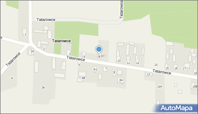 Tatarowce, Tatarowce, 6, mapa Tatarowce