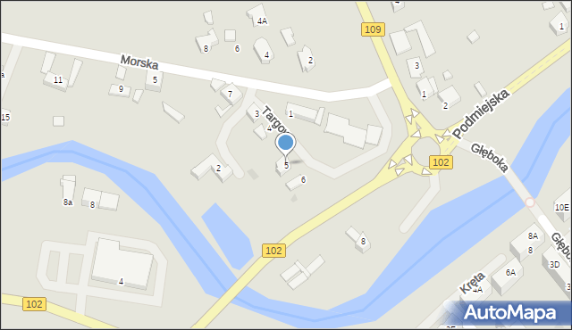 Trzebiatów, Targowa, 5, mapa Trzebiatów