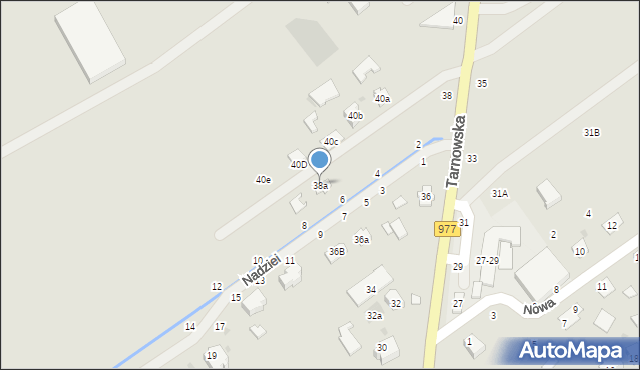 Tuchów, Tarnowska, 38a, mapa Tuchów