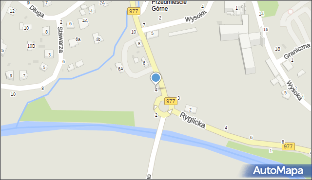 Tuchów, Tarnowska, 4, mapa Tuchów