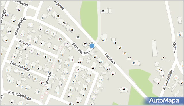 Tuliszków, Targowa, 25, mapa Tuliszków