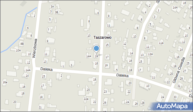 Wągrowiec, Taszarowska, 14, mapa Wągrowiec