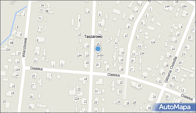 Wągrowiec, Taszarowska, 17, mapa Wągrowiec