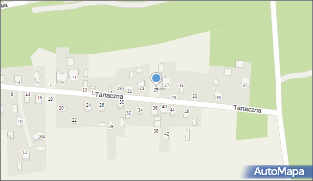 Waliły-Stacja, Tartaczna, 25, mapa Waliły-Stacja