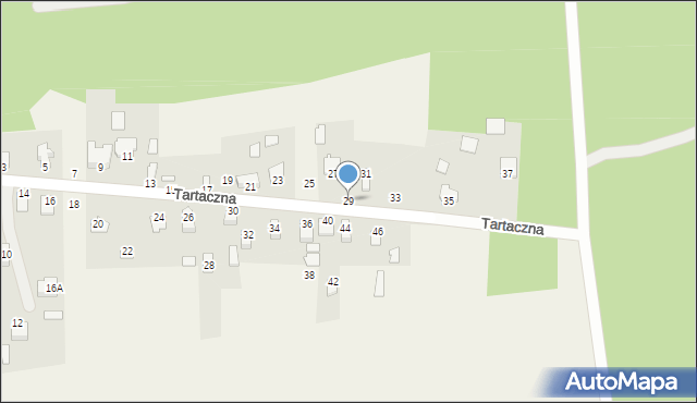 Waliły-Stacja, Tartaczna, 29, mapa Waliły-Stacja