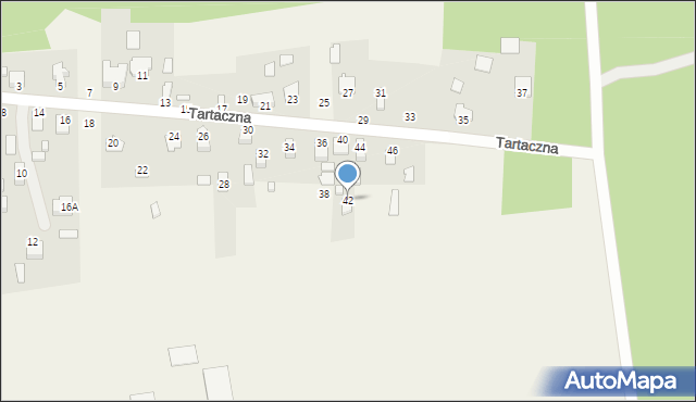 Waliły-Stacja, Tartaczna, 42, mapa Waliły-Stacja