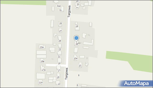 Wancerzów, Targowa, 14, mapa Wancerzów