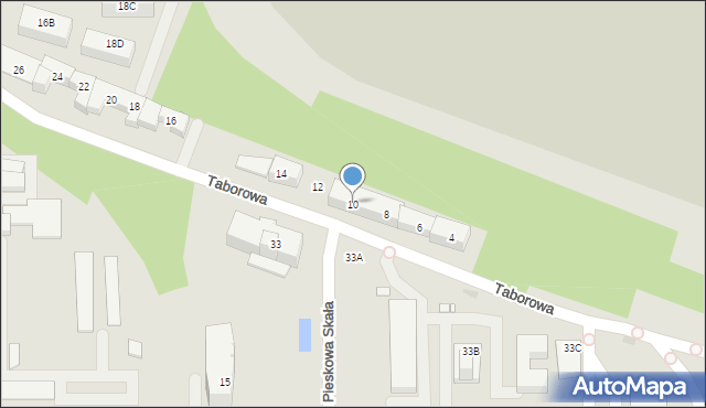Warszawa, Taborowa, 10, mapa Warszawy