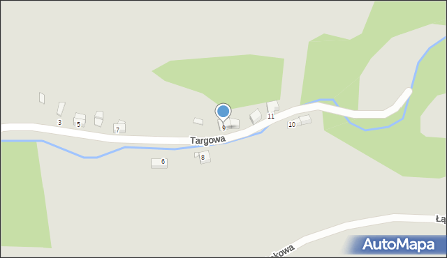 Wojcieszów, Targowa, 9, mapa Wojcieszów