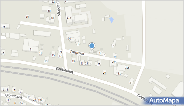 Wolbrom, Targowa, 1, mapa Wolbrom