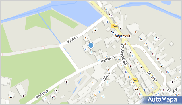 Wyrzysk, Targowisko, 1, mapa Wyrzysk