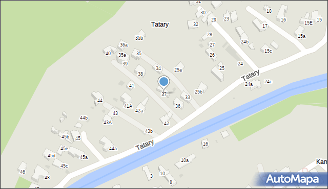 Zakopane, Tatary, 37, mapa Zakopanego