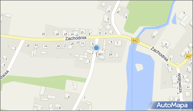 Zakrzówek, Targowa, 1, mapa Zakrzówek