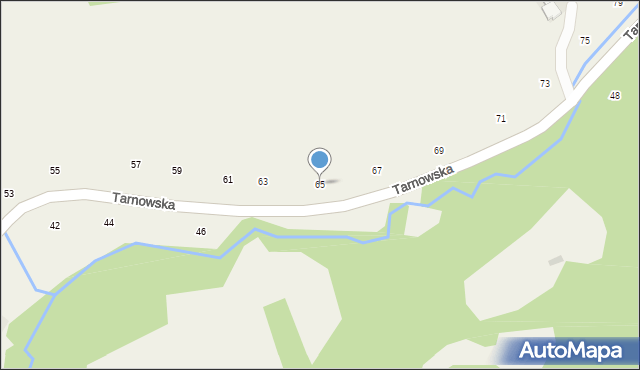 Zalasowa, Tarnowska, 65, mapa Zalasowa