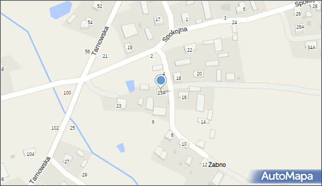Żdżary, Tarnowska, 23A, mapa Żdżary