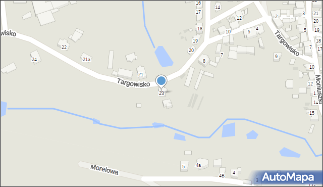 Żerków, Targowisko, 23, mapa Żerków