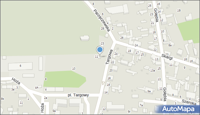 Zgierz, Targowa, 11a, mapa Zgierz