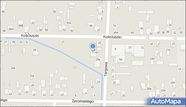 Zwoleń, Targowa, 12B, mapa Zwoleń