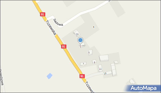 Kolnik, Tczewska, 1, mapa Kolnik