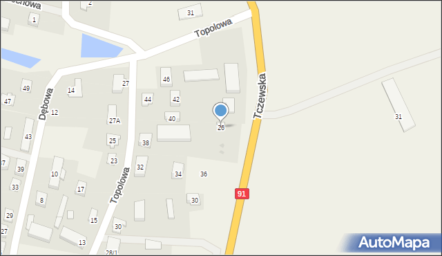 Kolnik, Tczewska, 26, mapa Kolnik